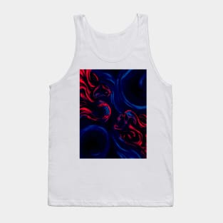 Skull & Snake (black light) Tank Top